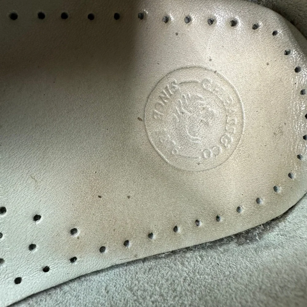 GH Bass White Leather Boat Shoes Mens Size 10M Heritage Collection T 049
